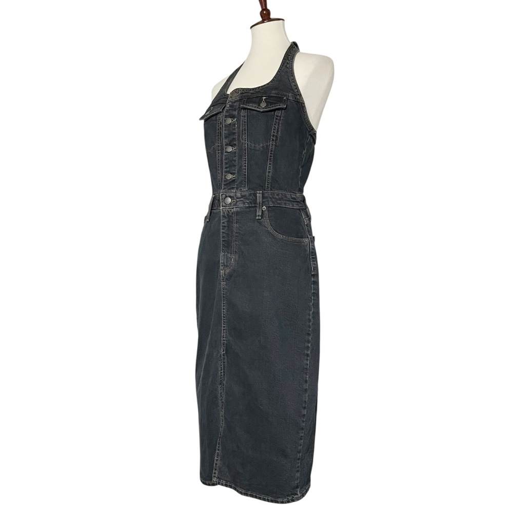 Universal Thread Women's Midi Halter Denim Dress … - image 7
